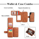 Apple iPhone X/XS Deluxe Zipper Case Brown