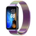 Huawei Band 8      Milanese Loop Strap   Rainbow