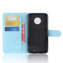 Moto X4      Pu Wallet Case    [Lightblue]