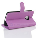 Moto G5 Plus      Pu Wallet Case    [Purple]