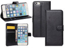 Iphone 6/6S      Pu Wallet Case    [Black]