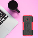 Moto G6 Plus Heavy Duty Case Red