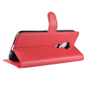 Moto G7 Power      Pu Wallet Case    [Red]