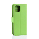 Iphone 11 Pro      Pu Wallet Case    [Green]