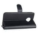 Moto G5S      Pu Wallet Case    [Black]