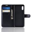 Huawei Y6 Pro 2019      Pu Wallet Case    [Black]