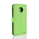 Moto G6 Plus      Pu Wallet Case    [Green]
