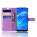 Huawei Y7 Pro 2019      Pu Wallet Case    [Purple]