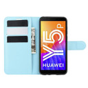 Huawei Y5P      Pu Wallet Case    [Lightblue]