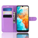 Huawei Y6 Pro 2019      Pu Wallet Case    [Purple]