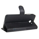 Huawei Y6 Elite      Pu Wallet Case    [Black]