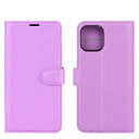 Iphone 12 Mini      Pu Wallet Case    [Purple]