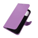 Iphone 12 Mini      Pu Wallet Case    [Purple]