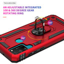 Huawei Y6p      Military Armour Case    Gold