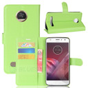 Moto Z2 Play      Pu Wallet Case    [Green]