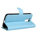 Moto G4/G4Plus      Pu Wallet Case    [Lightblue]