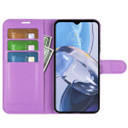 Moto E22I      Pu Wallet Case    [Purple]