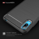 Huawei Y7 Pro 2019      Carbon Fibre Case    Grey