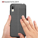 Huawei Y6 Pro 2019      Leather Texture Case    Red