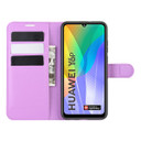 Huawei Y6P      Pu Wallet Case    [Purple]