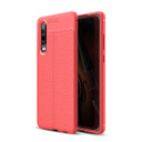 Huawei P30      Leather Texture Case    Red