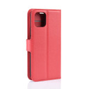 Iphone 11      Pu Wallet Case    [Red]