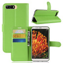 Huawei Y6 2018      Pu Wallet Case    [Green]