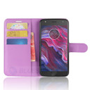 Moto X4      Pu Wallet Case    [Purple]