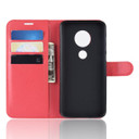 Moto G7/G7Plus      Pu Wallet Case    [Red]