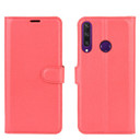 Huawei Y6P      Pu Wallet Case    [Red]