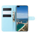 Huawei P40 Pro Plus      Pu Wallet Case    [Lightblue]