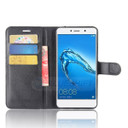 Huawei Y7      Pu Wallet Case    [Black]