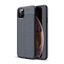 Apple iPhone 11 Pro Max Leather Texture Case Navy