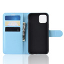 Iphone 11      Pu Wallet Case    [Lightblue]