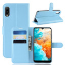 Huawei Y6 Pro 2019      Pu Wallet Case    [Lightblue]