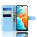 Huawei Y6 Pro 2019      Pu Wallet Case    [Lightblue]