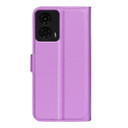 Moto G24      Pu Wallet Case    [Purple]