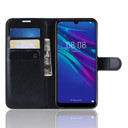 Huawei Y6S      Pu Wallet Case    [Black]
