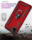 Huawei Y5p      Military Armour Case    Red