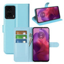 Moto G24      Pu Wallet Case    [Lightblue]