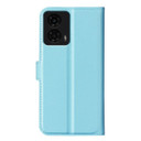 Moto G24      Pu Wallet Case    [Lightblue]