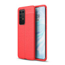 Huawei P40 Pro      Leather Texture Case    Red