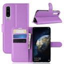 Huawei P30      Pu Wallet Case    [Purple]