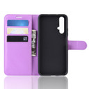 Huawei Nova 5T      Pu Wallet Case    [Purple]