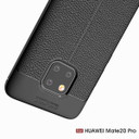Huawei Mate 20 Pro      Leather Texture Case    Grey
