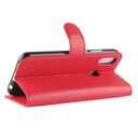 Huawei Nova 3E      Pu Wallet Case    [Red]