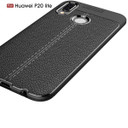 Huawei Nova 3e      Leather Texture Case    Navy