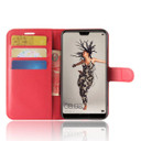 Huawei P20      Pu Wallet Case    [Red]