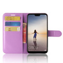 Huawei Nova 3E      Pu Wallet Case    [Purple]