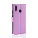 Huawei Nova 3E      Pu Wallet Case    [Purple]
